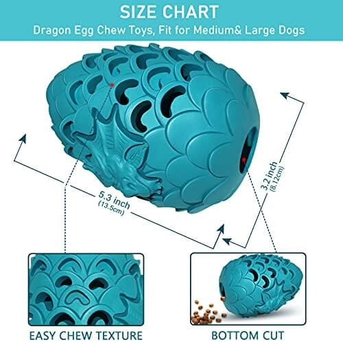 Dragon Egg Dog Chew Toys for Aggressive Chewers – view 7
