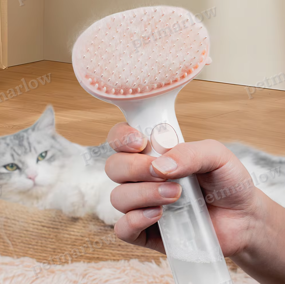 Dry Foam Brush for Pets with Built-In Cleaning Dispenser – view 5