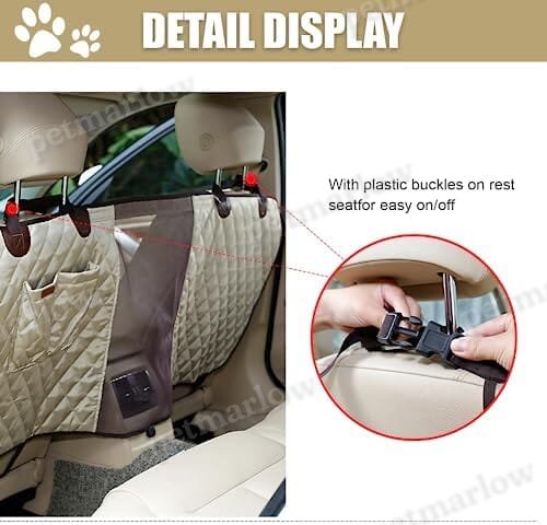 Durable Dog Car Barrier with Full View Mesh Panel and Adjustable Straps – view 5