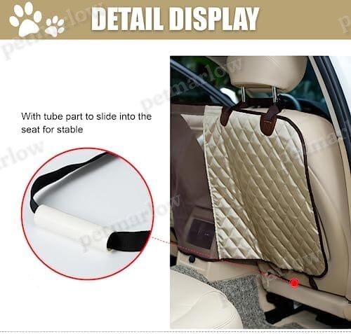Durable Dog Car Barrier with Full View Mesh Panel and Adjustable Straps – view 6