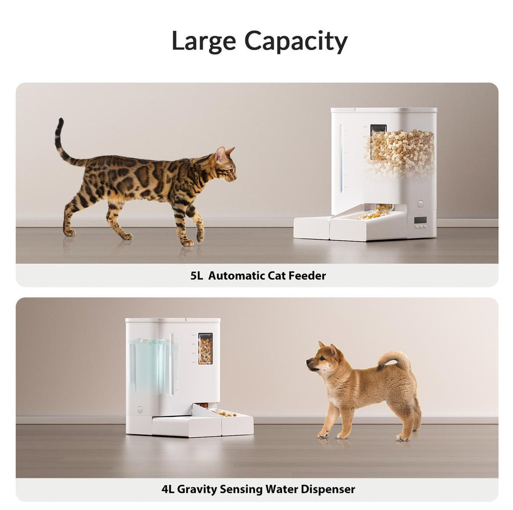 WiFi Automatic Pet Feeder and Waterer Set – view 10