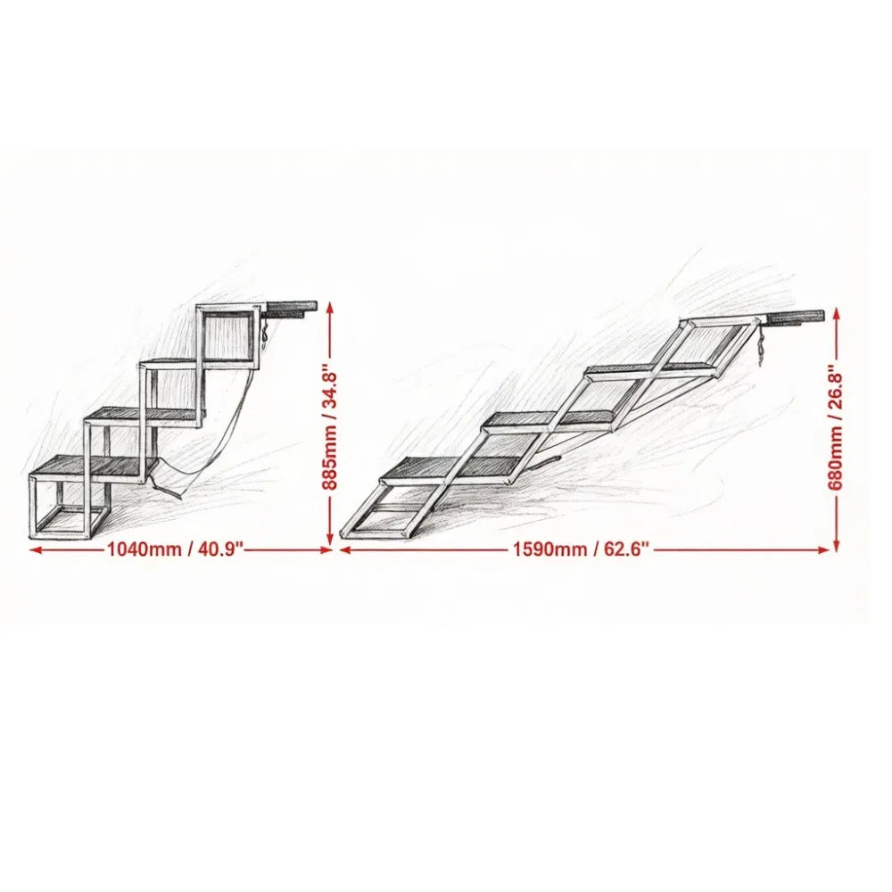 Folding Dog Car Ramp for Easy Pet Access – view 8