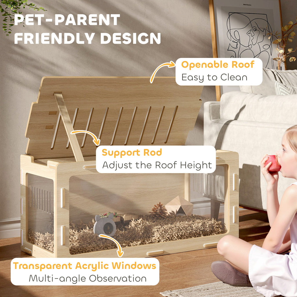 Hamster Cage with Acrylic Panels for Small Animals – view 9