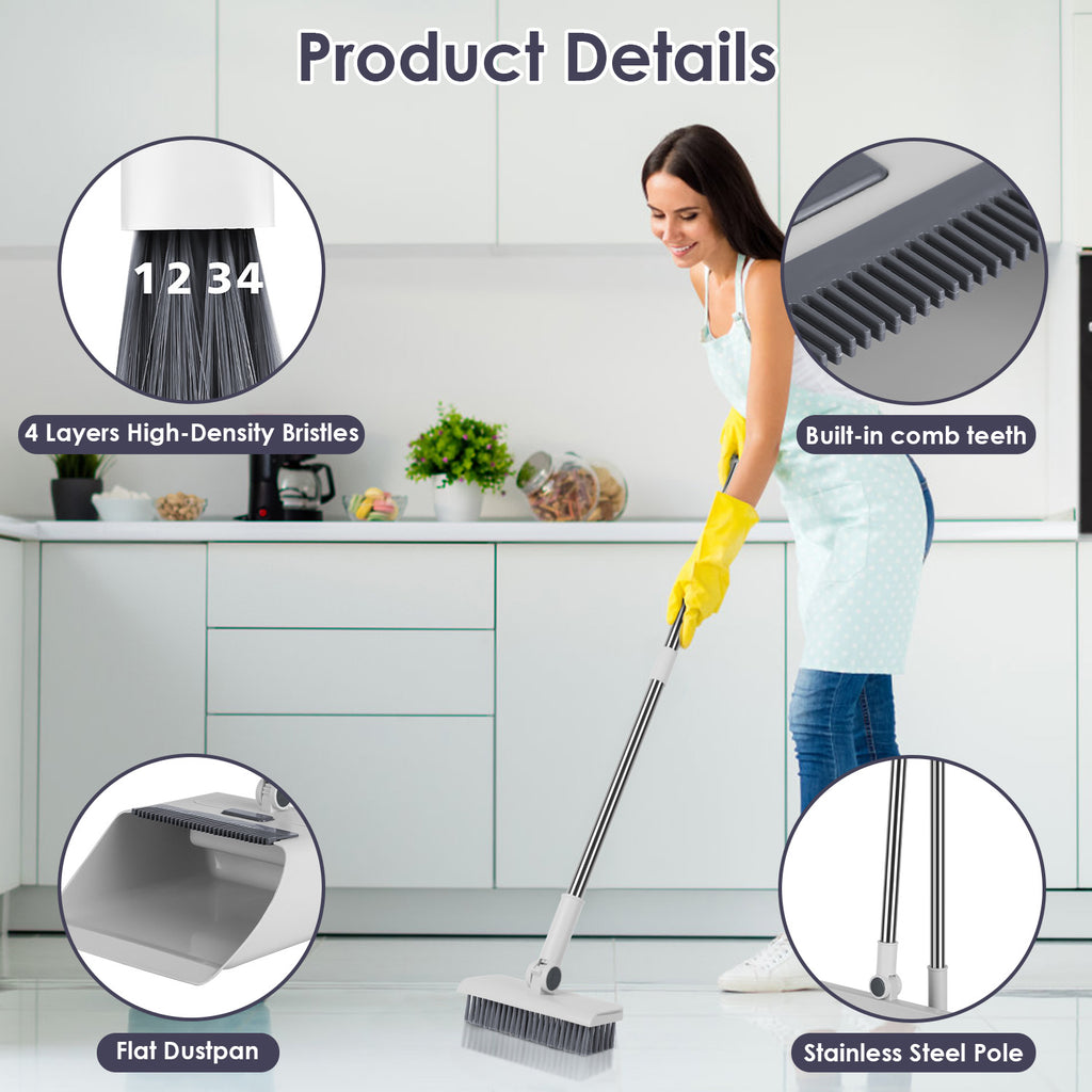Broom and Dustpan Combo Set for Easy Cleaning – view 8
