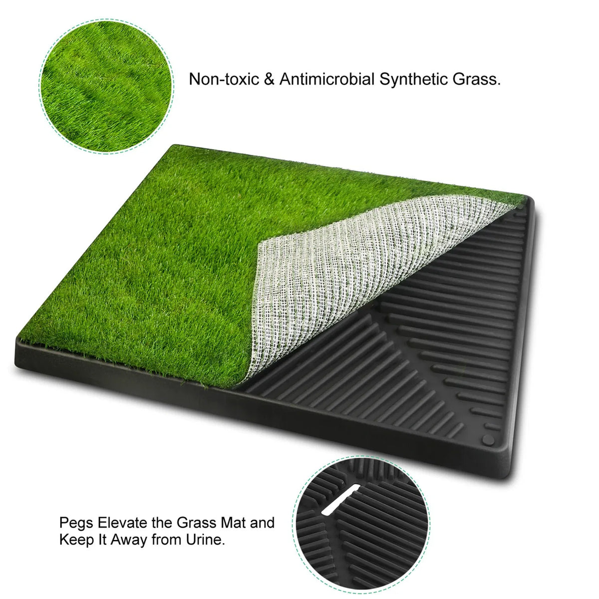 25"×20" Dog Toilet Indoor Puppy Training Pad – view 7