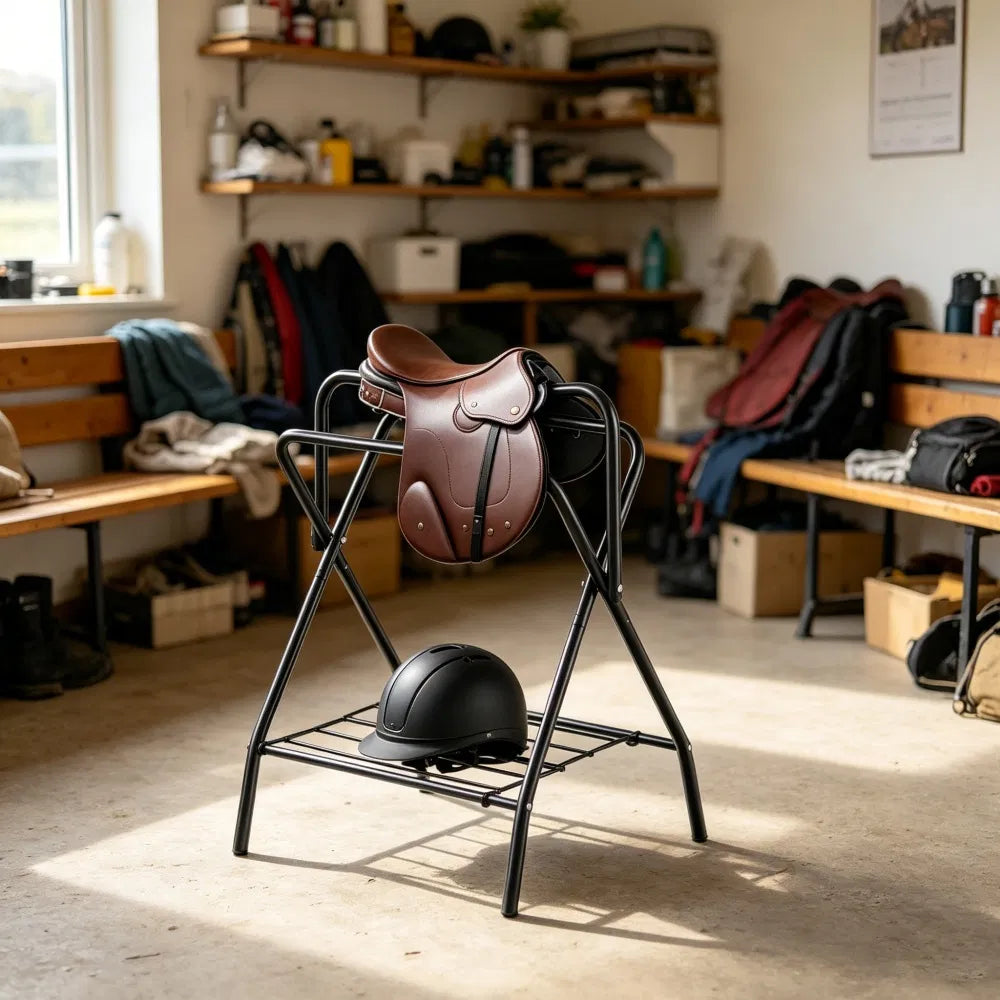 Folding Saddle Rack for Easy Storage and Transport – view 7