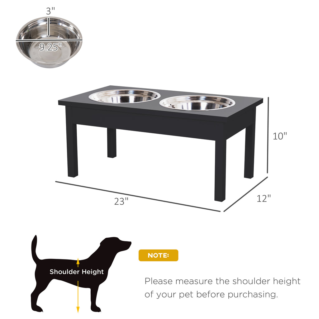 Elevated Dog Feeding Station with Stainless Steel Bowls – view 7
