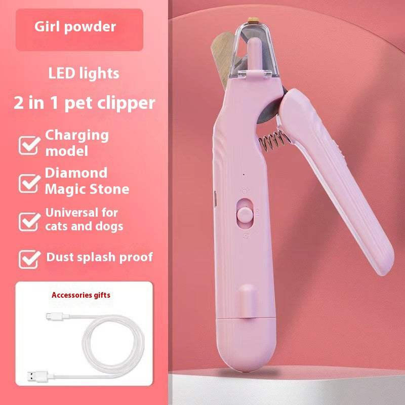 2 In 1 Pet Nail Clippers With LED Light for Dogs and Cats – view 9