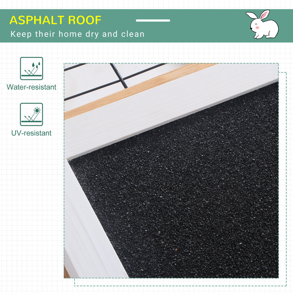 Rabbit Hutch for Small Animals with Easy Access Roof – view 7