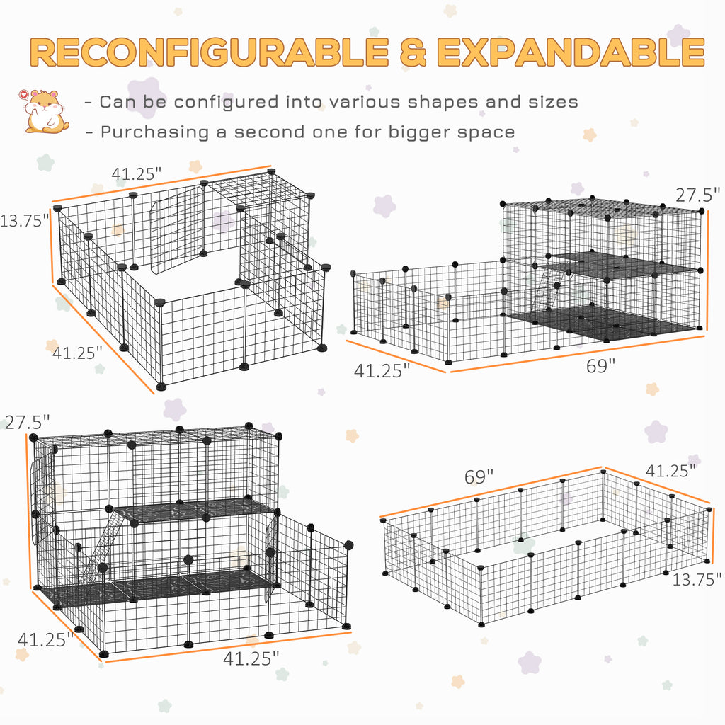 Pet Playpen with Door for Small Animals – view 9