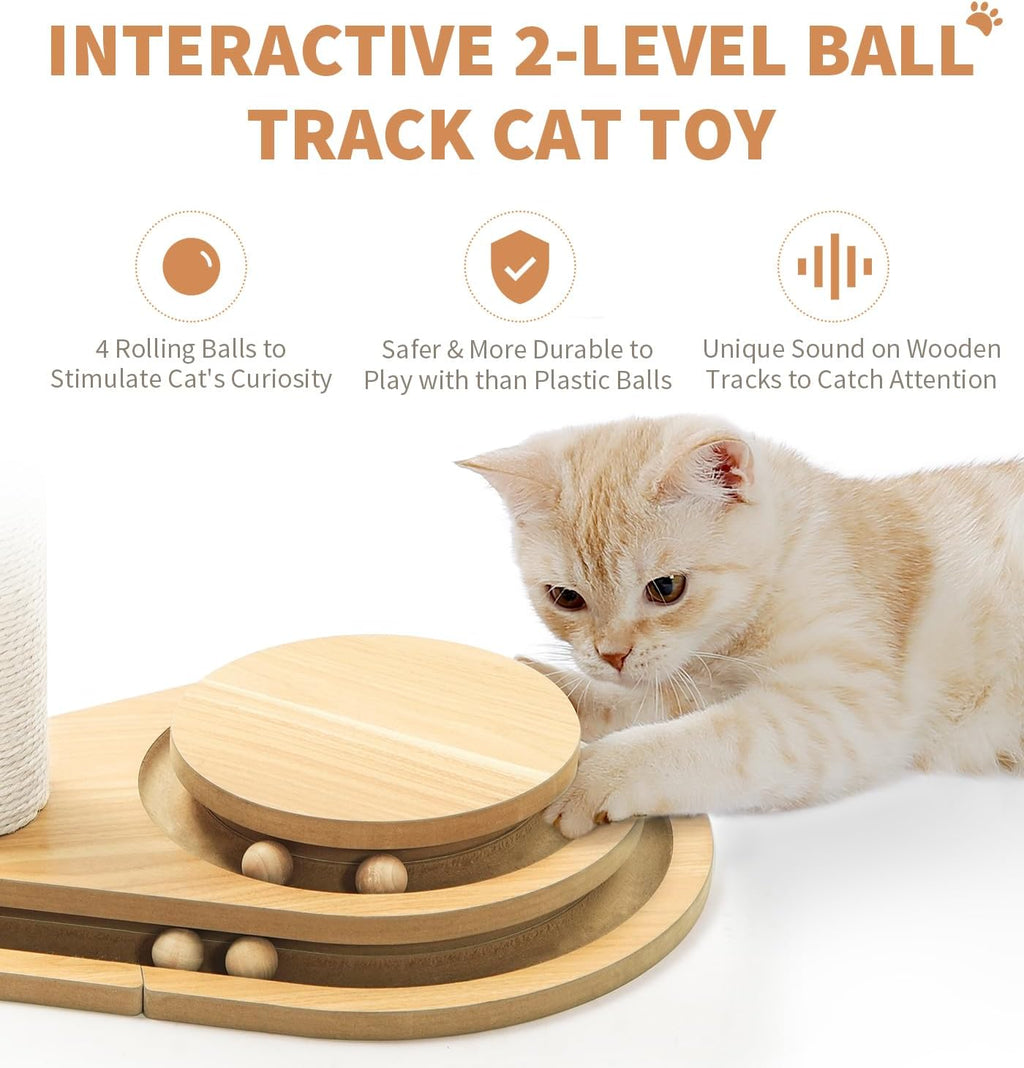 Medium Two-layer Sisal Cat Scratching Post – view 8