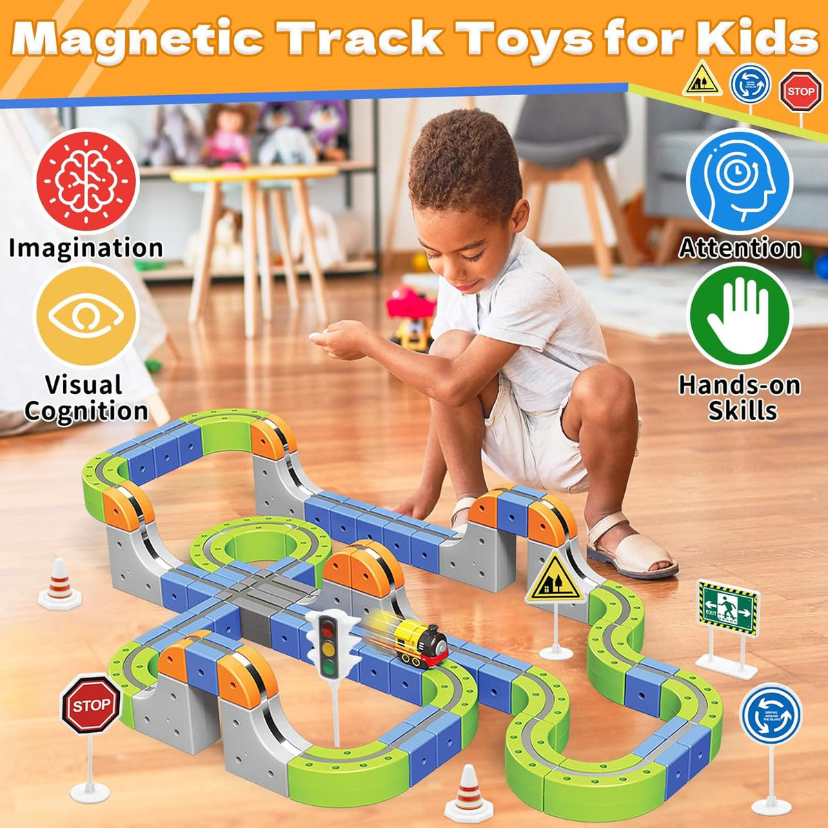 Electric Train Track Toy Set for Creative Play – view 12