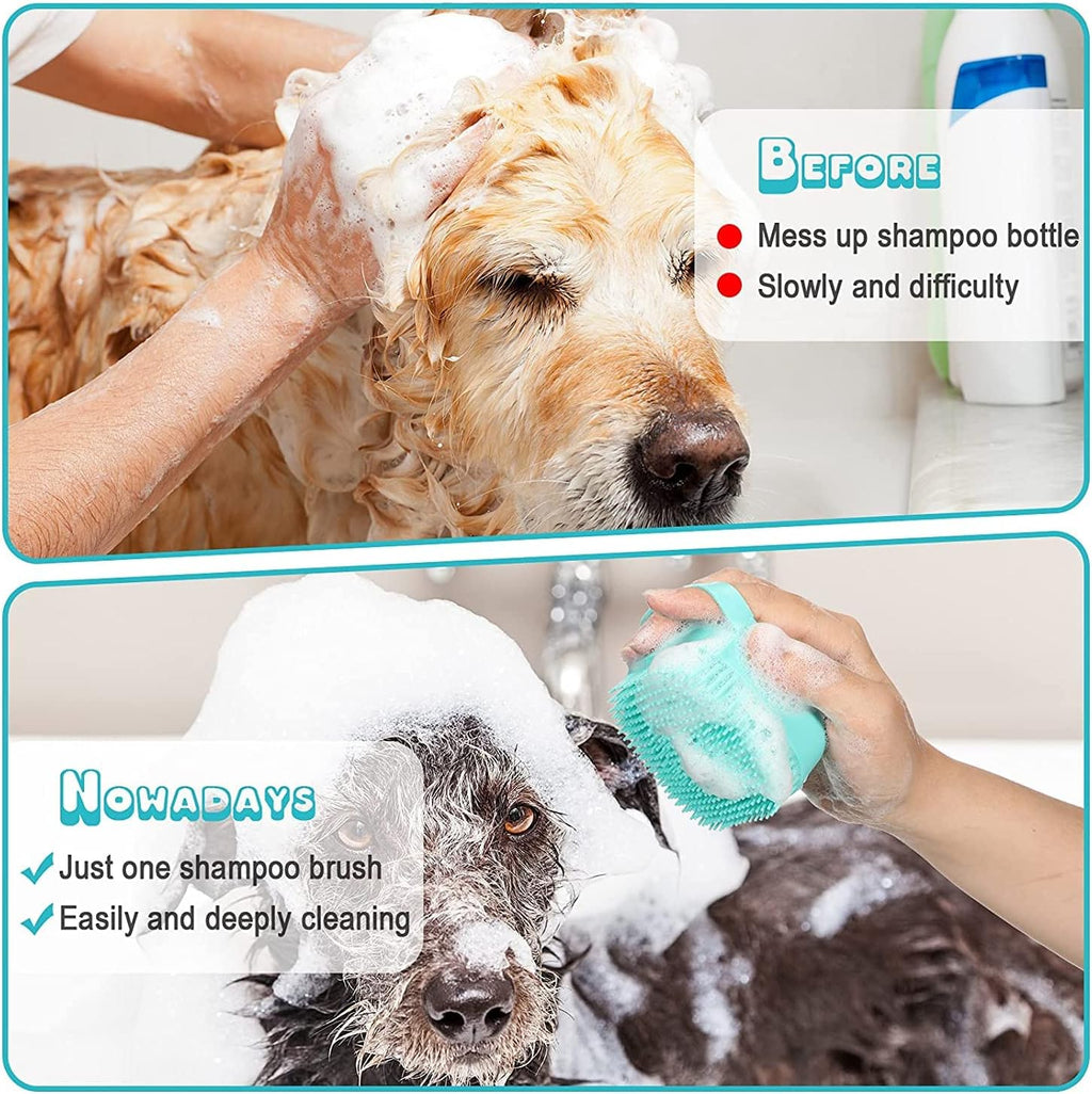 7-Piece Pet Grooming Kit with Self-Cleaning Brush