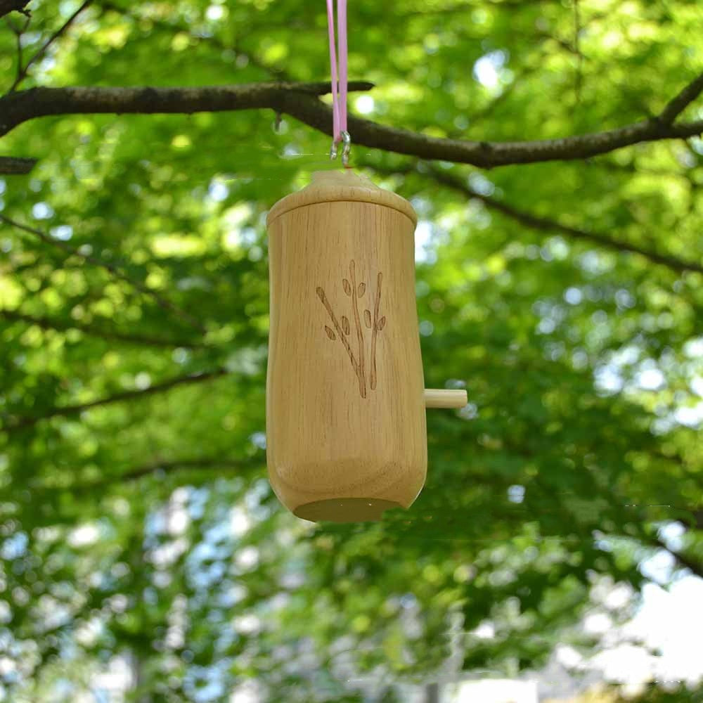 Hummingbird Hanging Swing Bird Nest House Wooden Craftwork – view 8