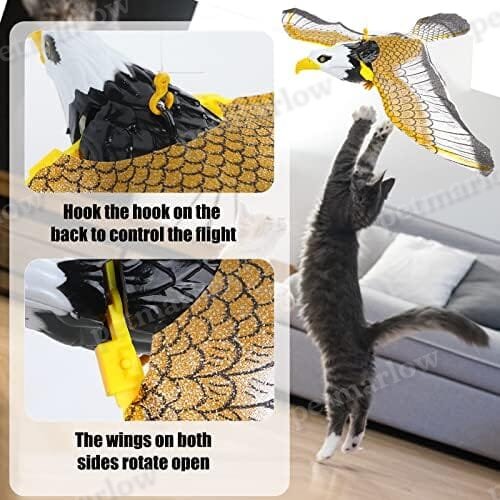 Eagle Flying Interactive Bird Cat Toy – view 3