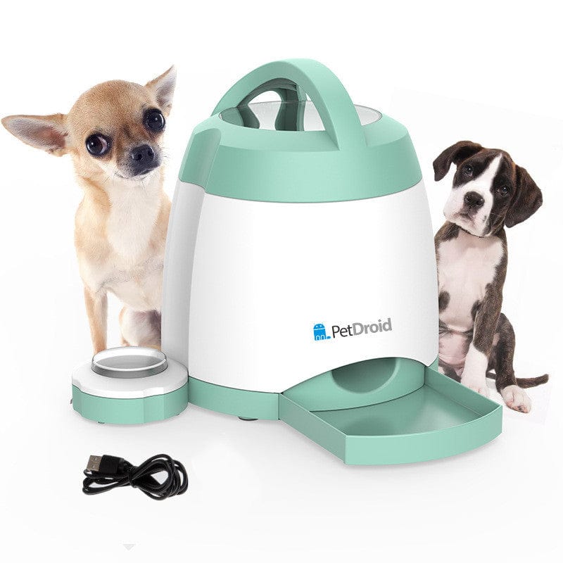 Easy Eats Kibble Dispenser – Light Green / USB