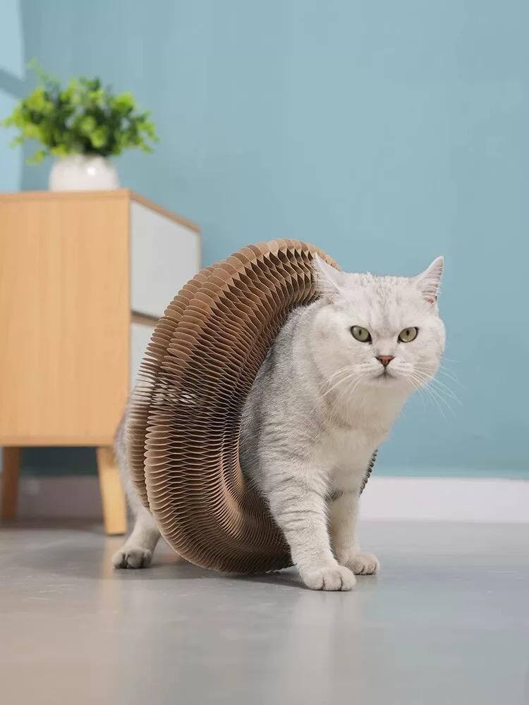 Accordion-style Folding Cat Scratching Post – view 10