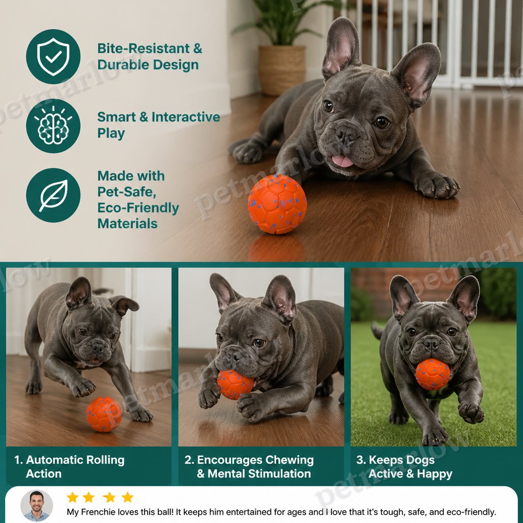 Eco-Friendly Bite-Resistant Smart Interactive Automatic Dog Ball – view 6