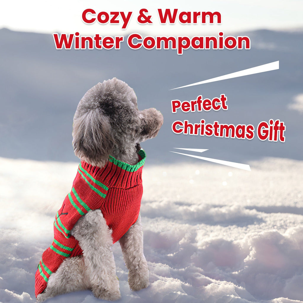 Pet Christmas Turtleneck Sweater – view 9