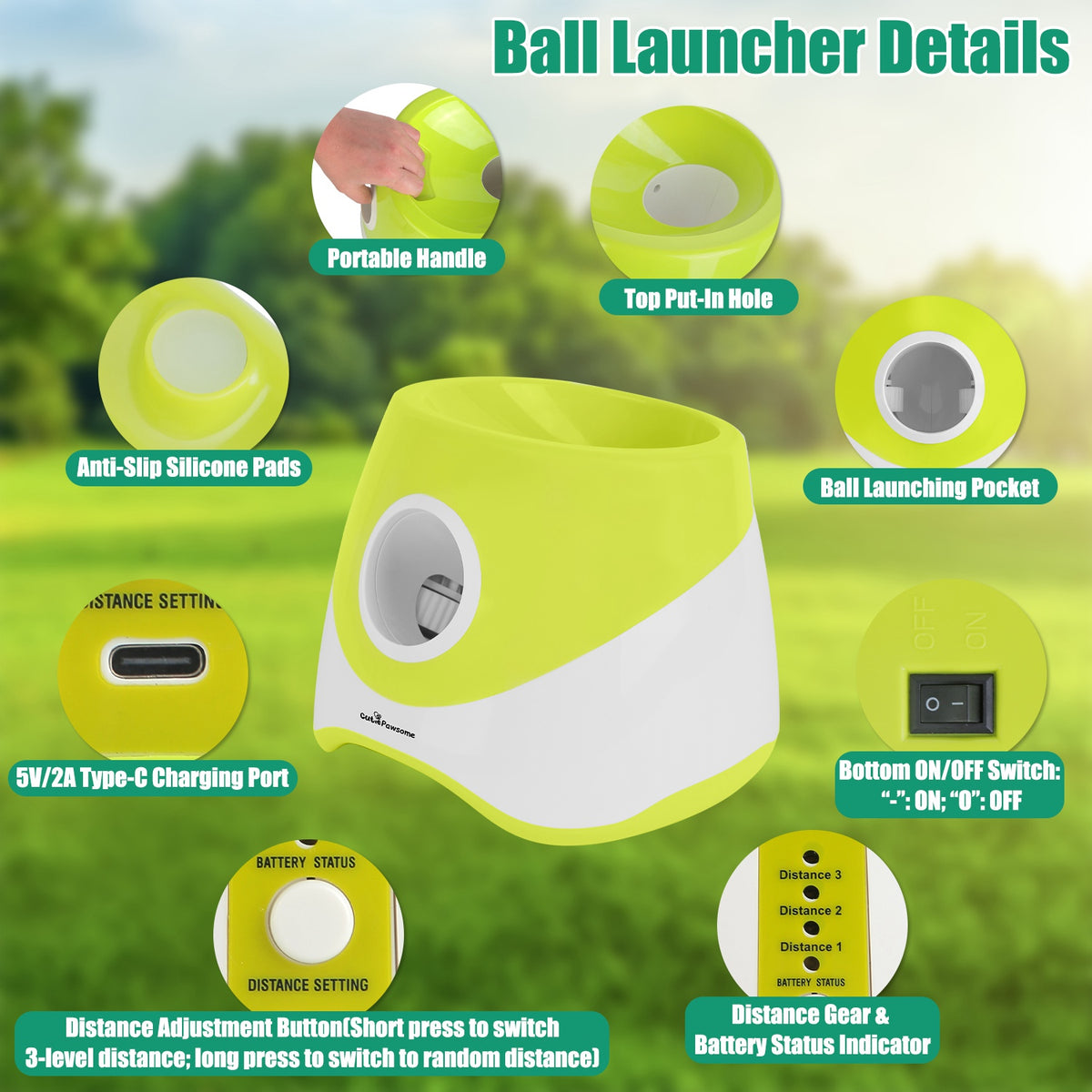 Automatic Dog Ball Launcher for Interactive Fetch – view 8