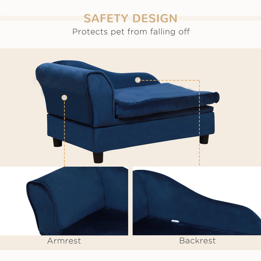 Pet Sofa Bed Couch with Storage, Pet Sofa for Cats and Small Dogs – view 9