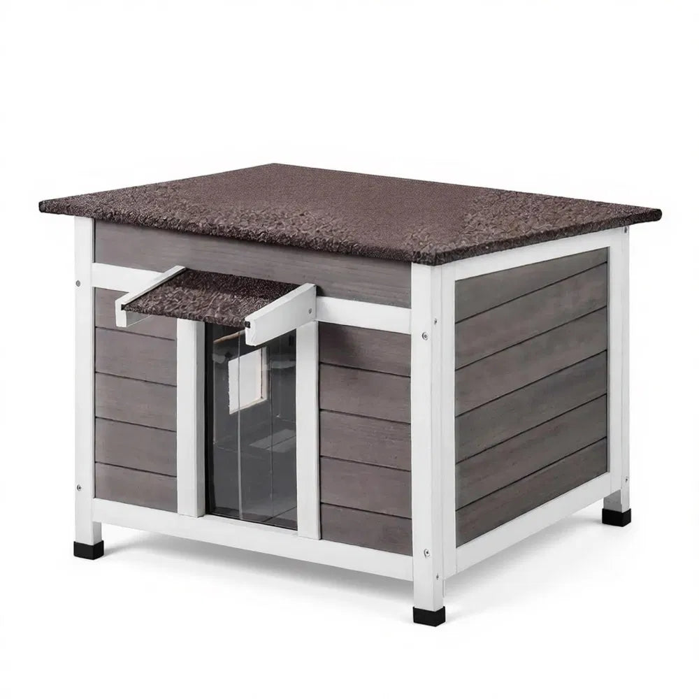 Wooden Cat House with Waterproof Protection and Easy Cleaning – view 7