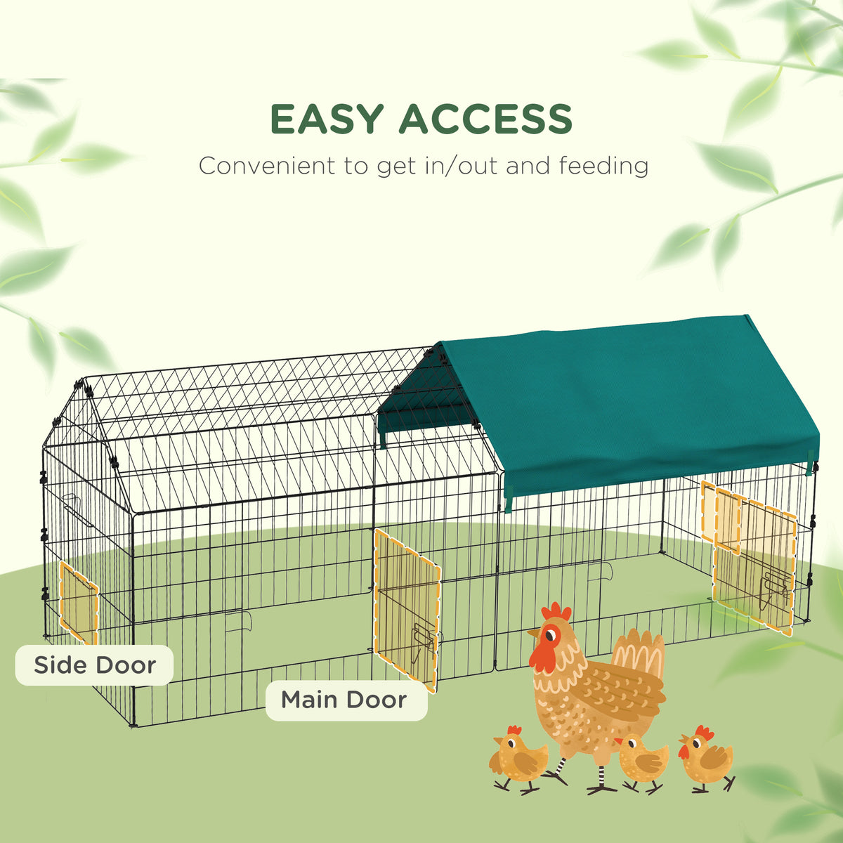 Small Animal Playpen with Roof for Outdoor Comfort – view 7