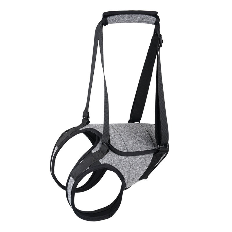 Elderly Dog Auxiliary Strap for Easy Outings – Heather Gray / S