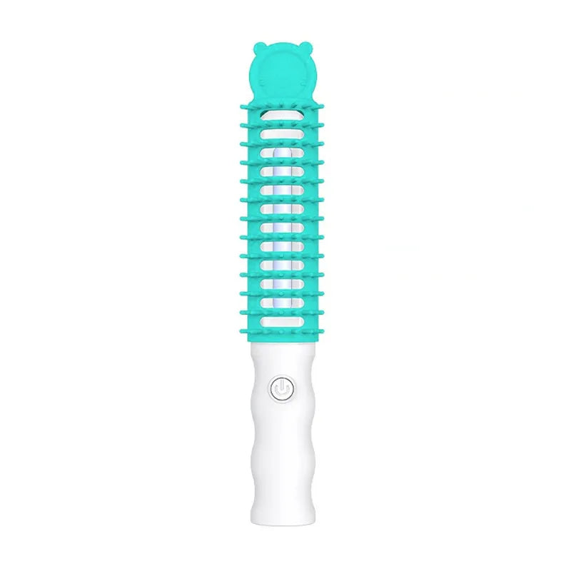 Electric Heating Brush for Pets – Green