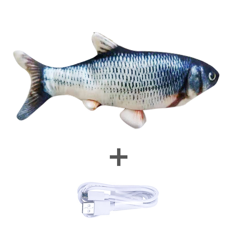 Electric Jumping Fish Toy for Cats - No Cat Nip – D