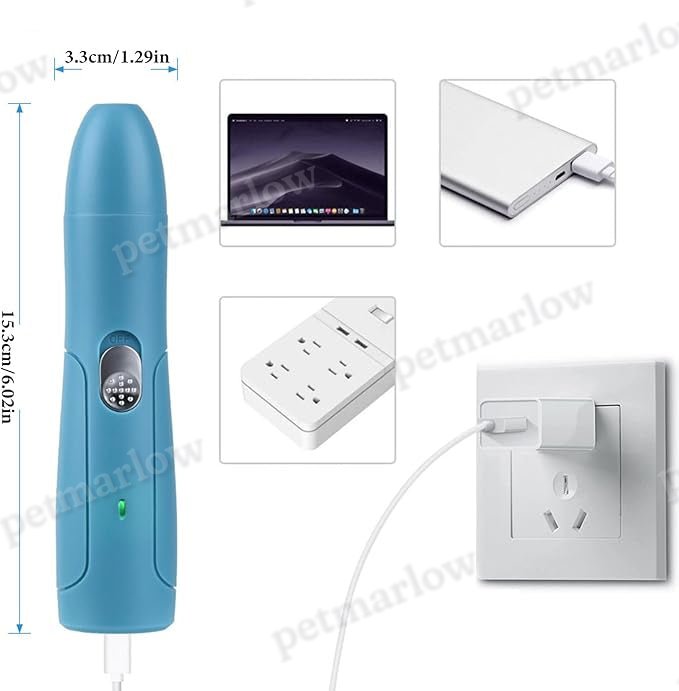Electric Nail Grinder for Pets with USB Rechargeable Feature – view 4