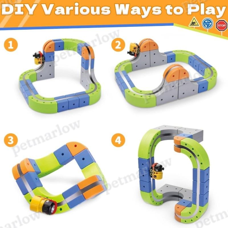 Electric Train Track Toy Set for Creative Play – view 2
