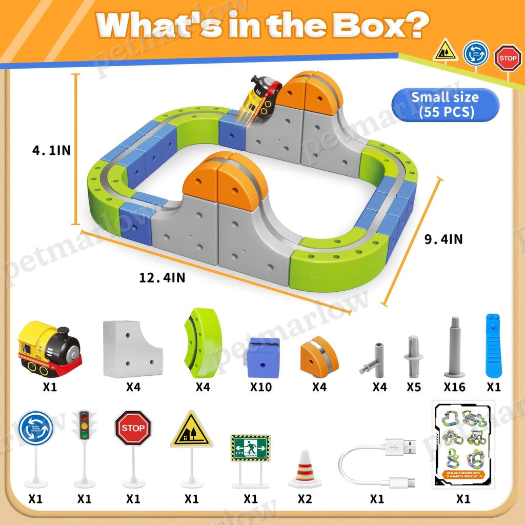 Electric Train Track Toy Set for Creative Play – view 3