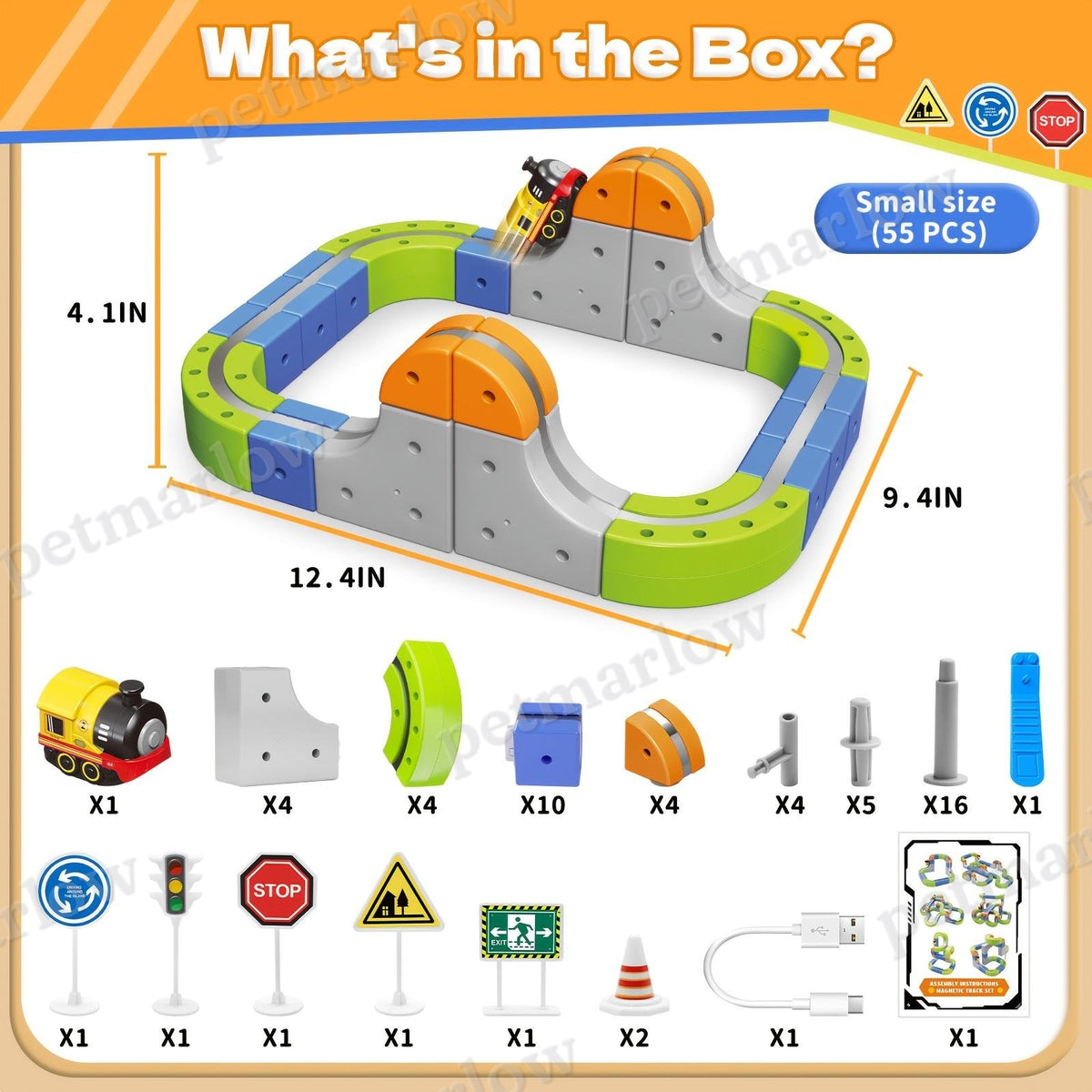 Electric Train Track Toy Set for Creative Play – view 3