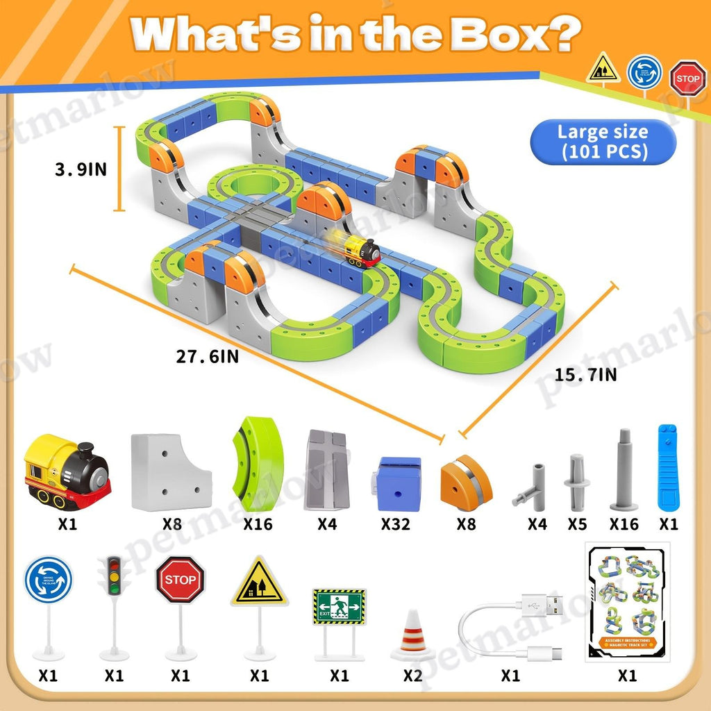 Electric Train Track Toy Set for Creative Play – view 4