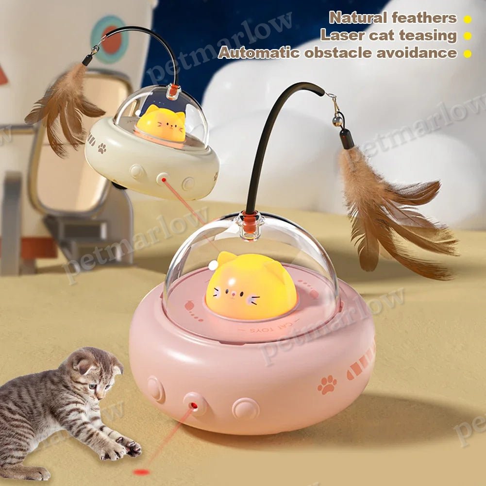 Electric UFO Cat Teaser Toy with Bell – view 4