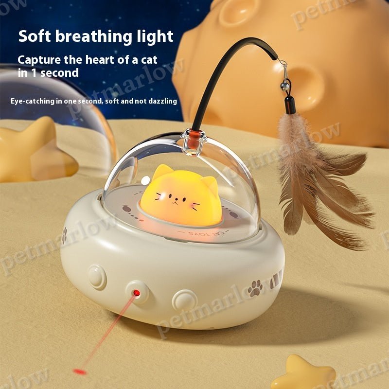 Electric UFO Cat Teaser Toy with Bell – view 6