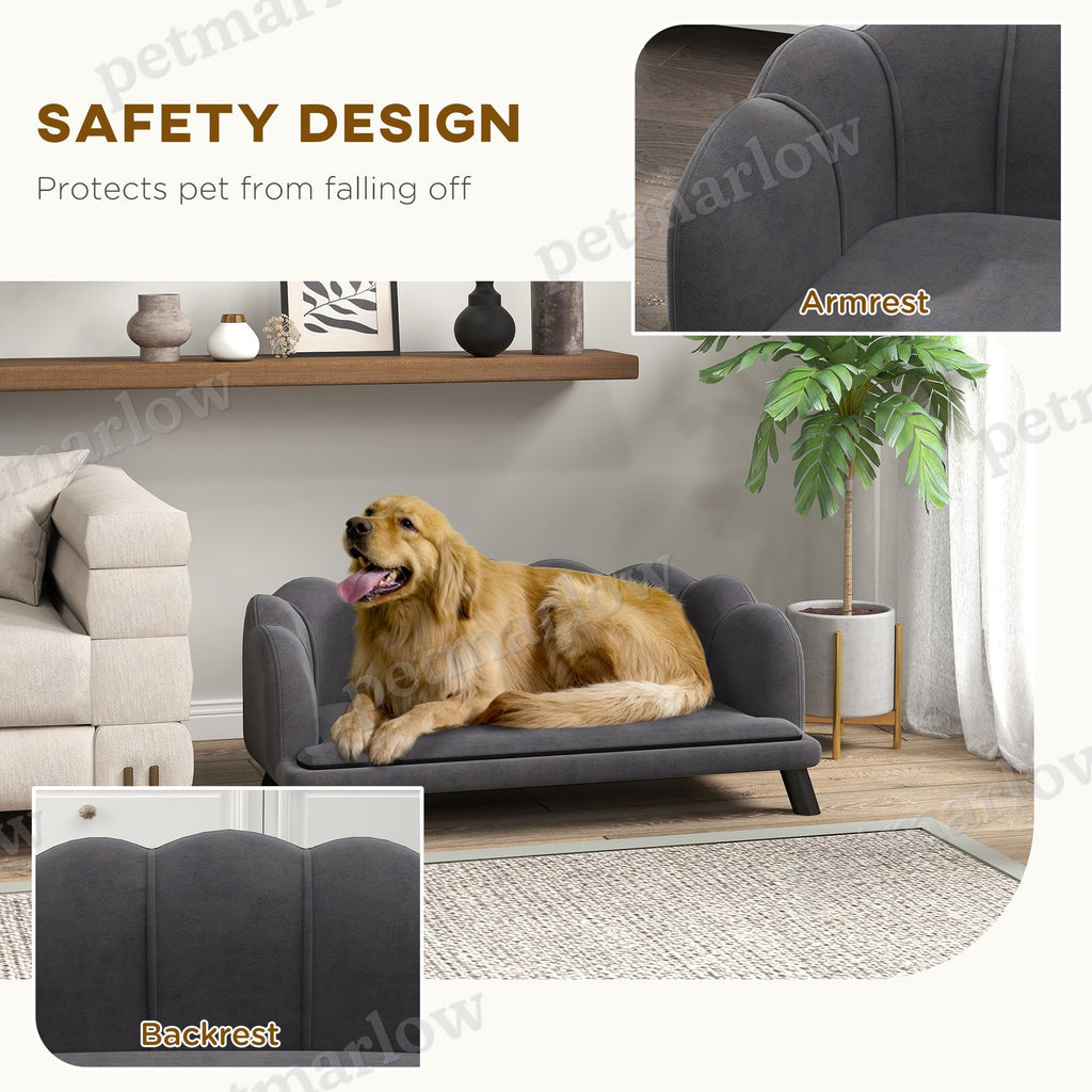 Elegant Pearl Design Pet Sofa for Medium and Large Dogs – view 4