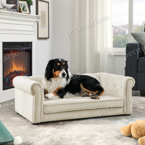 Elegant Rectangular Pet Bed For Medium And Large Dogs – view 4