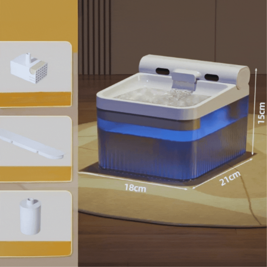 Elephant Water Dispenser with Triple Filtration – Enhanced grey-white inner core