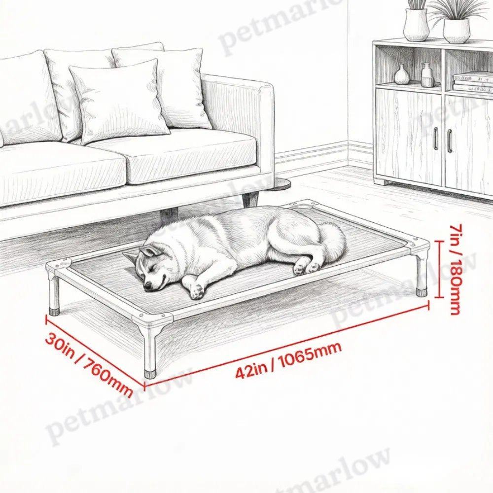 Elevated Dog Bed for Comfort and Coolness – view 3