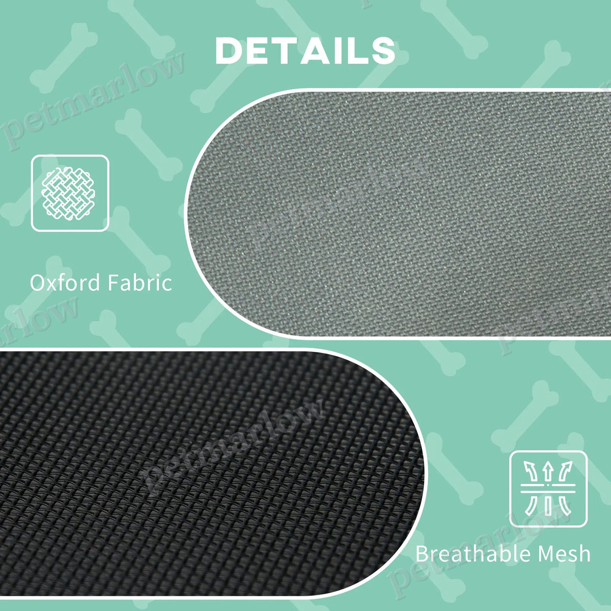 Elevated Dog Bed with Canopy for XL Dogs – view 3