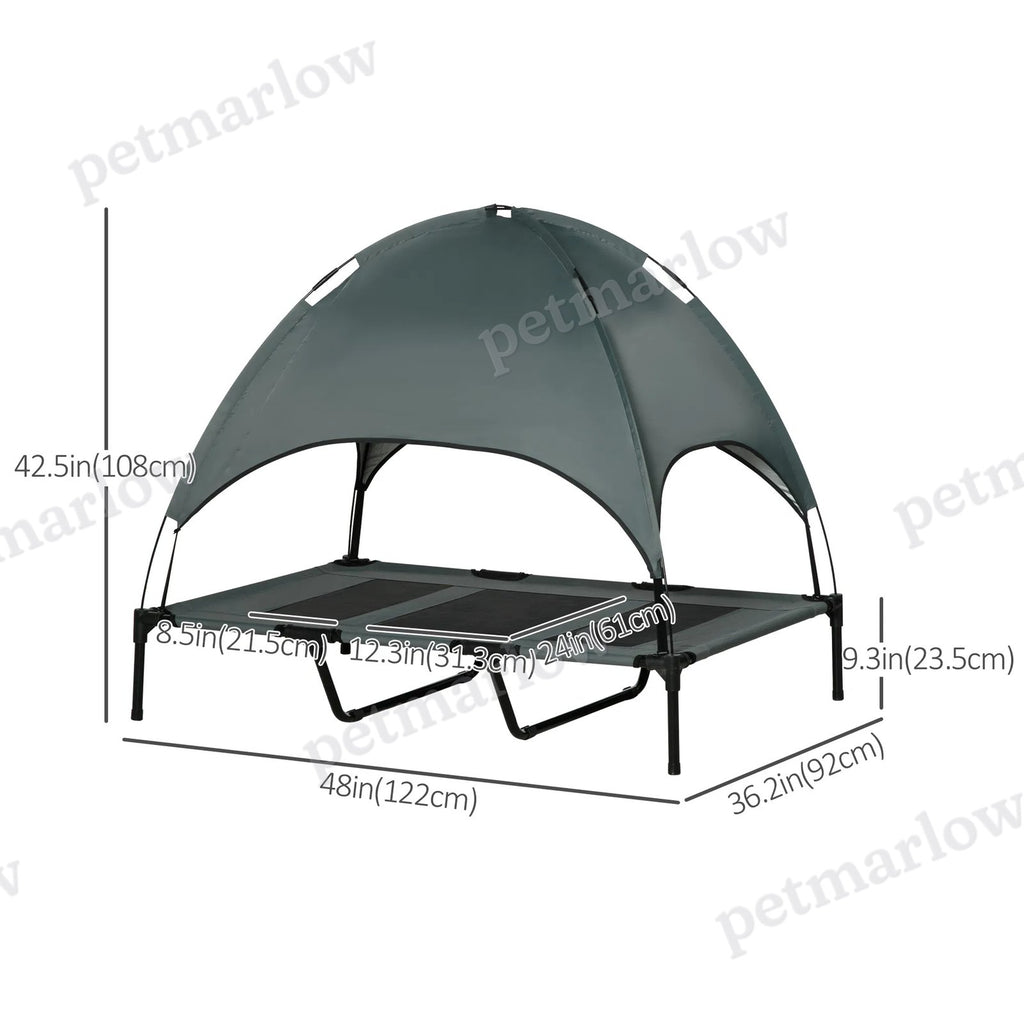Elevated Dog Bed with Canopy for XL Dogs – view 6
