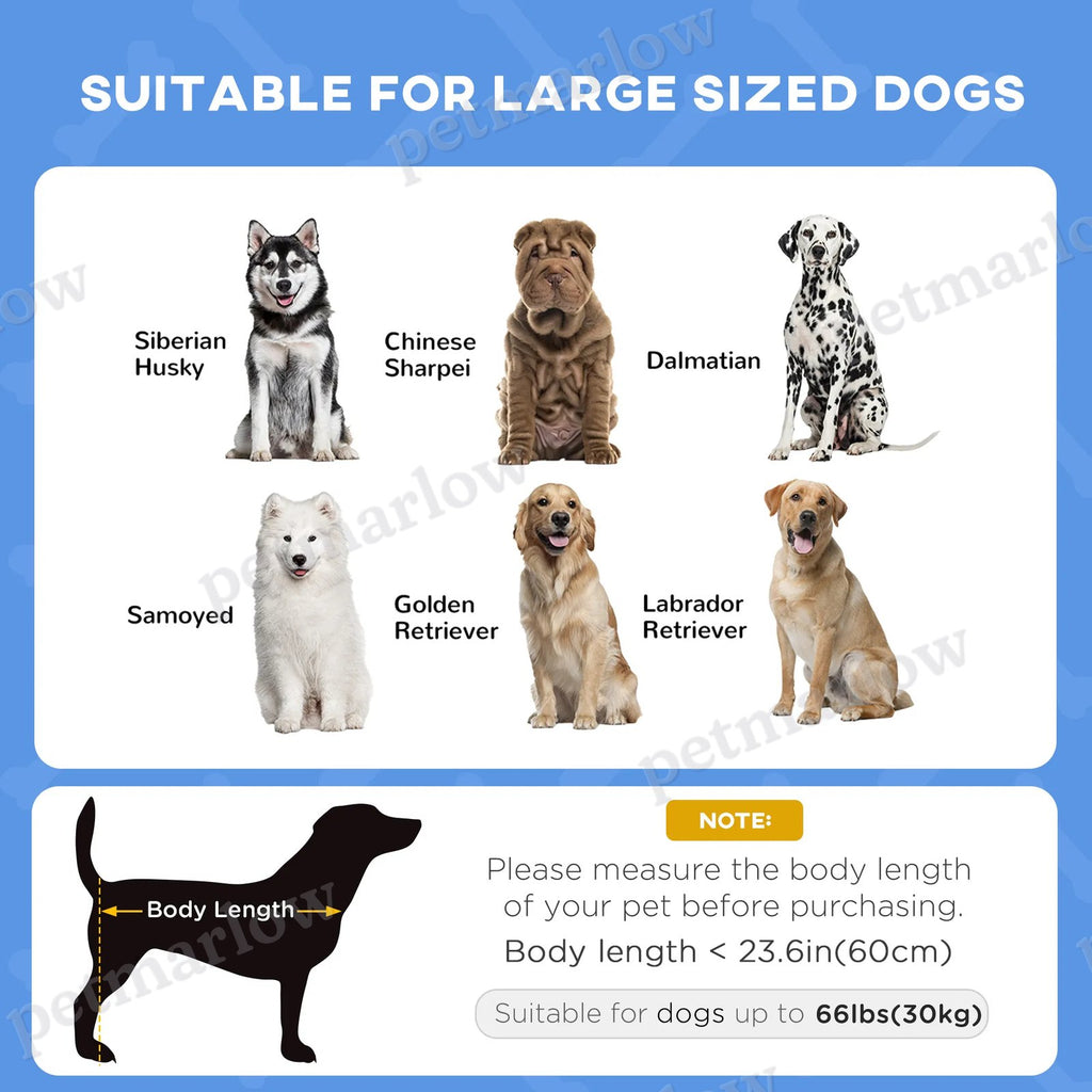 Elevated Dog Bed with Canopy for Large Dogs – view 5