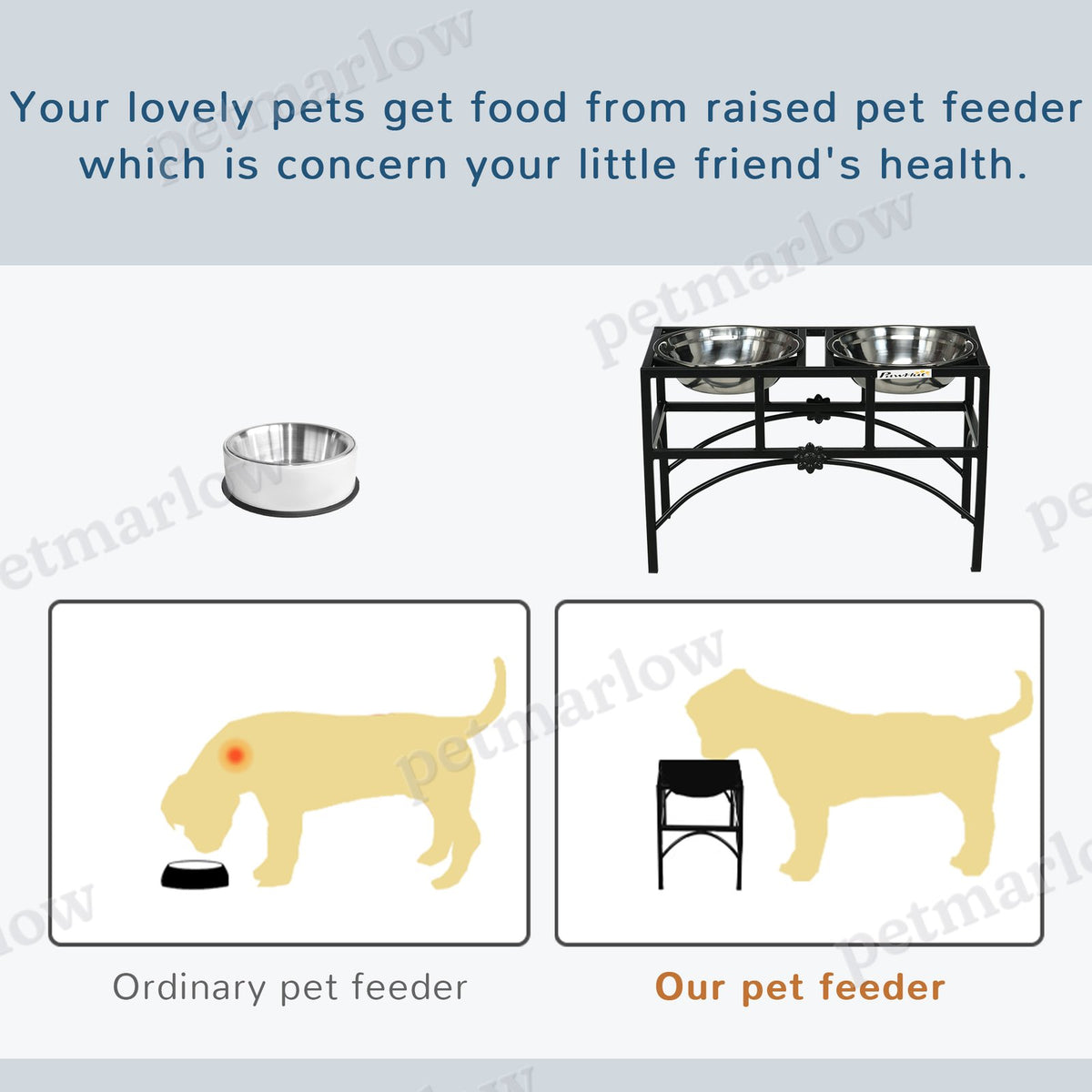 Elevated Dog Bowls for Healthy Feeding Posture – view 5