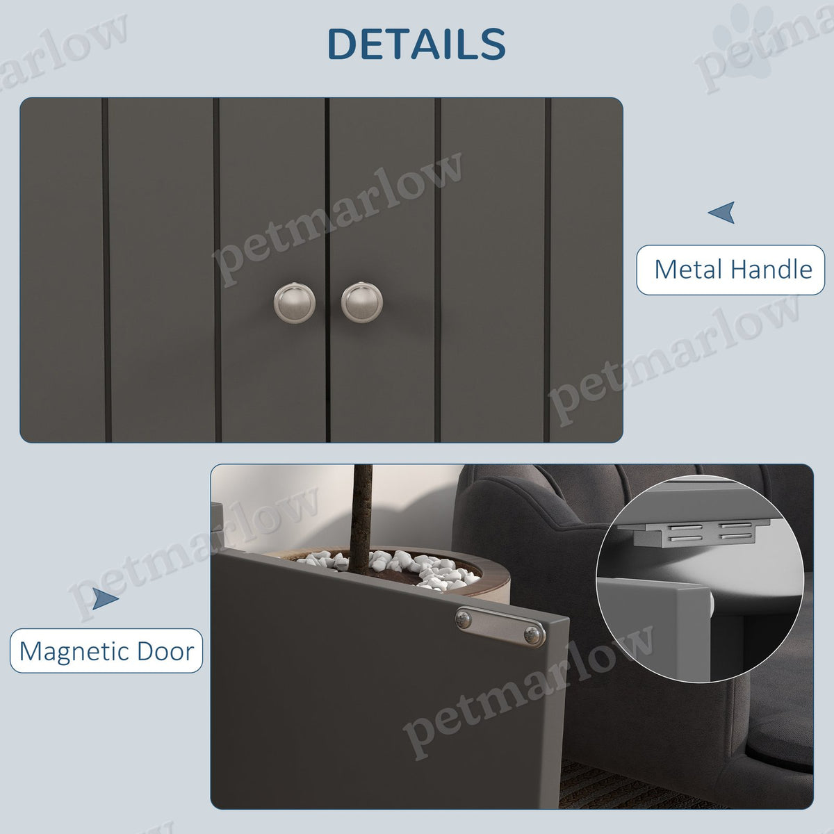 Elevated Dog Bowls with Storage Cabinet for Organized Feeding – view 4