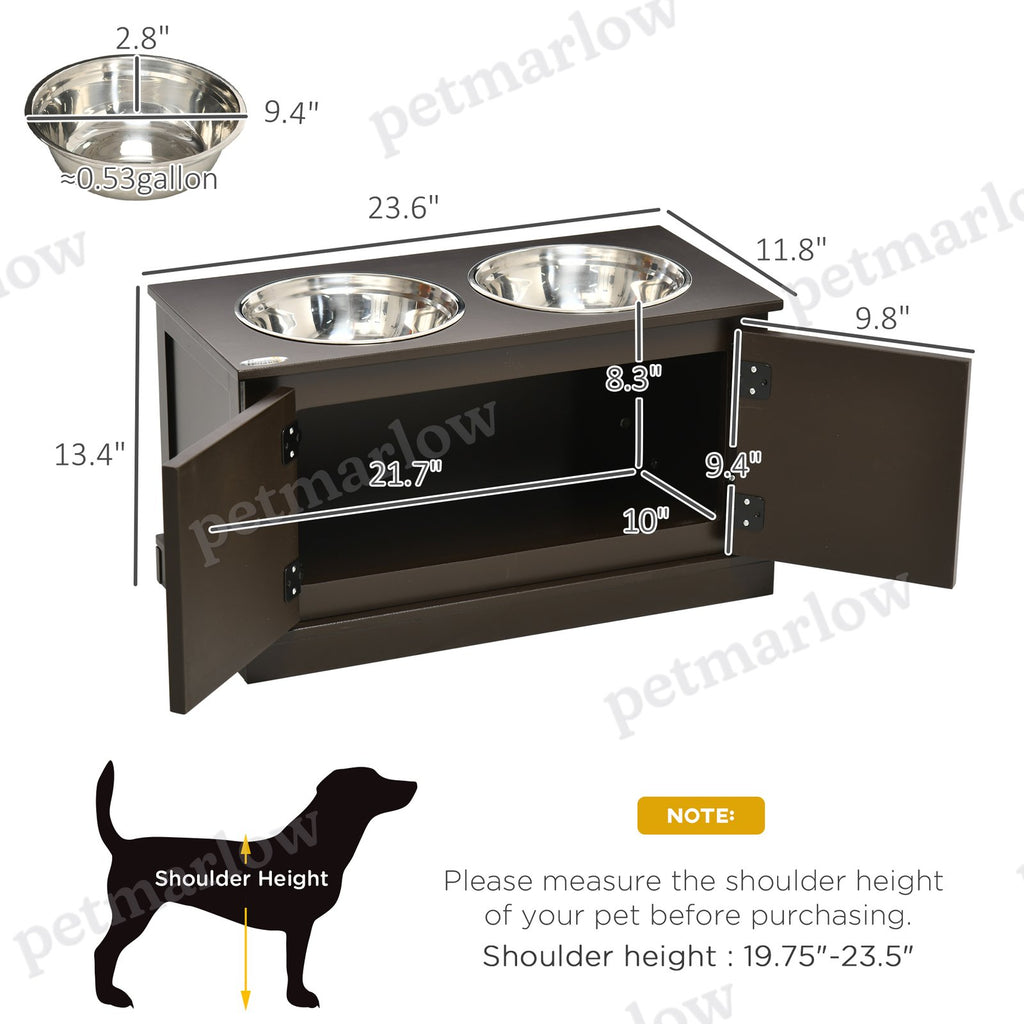 Elevated Dog Bowls with Storage for Large Dogs – view 5