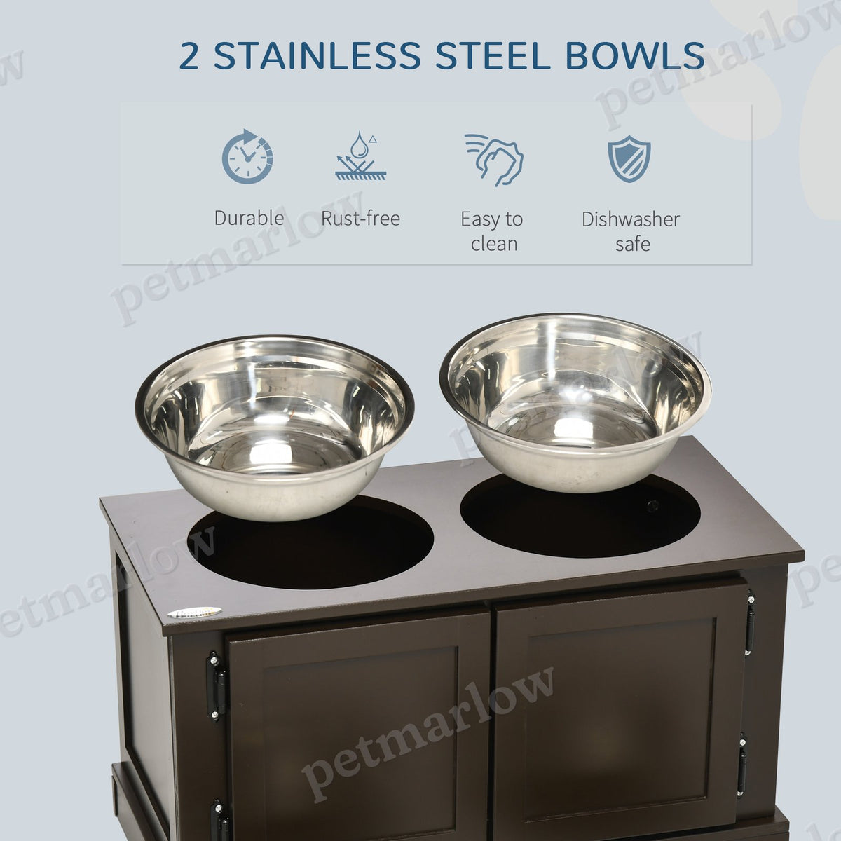 Elevated Dog Bowls with Storage for Large Dogs – view 6