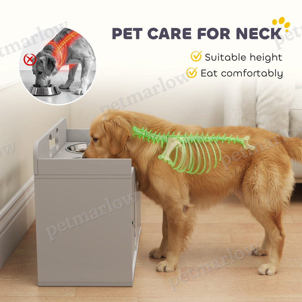 Elevated Dog Bowls with Storage for Large Dogs – view 6