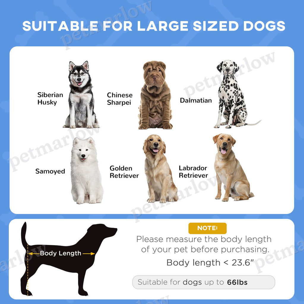 Elevated Dog Cot Bed with Canopy Shade for Comfort – view 4